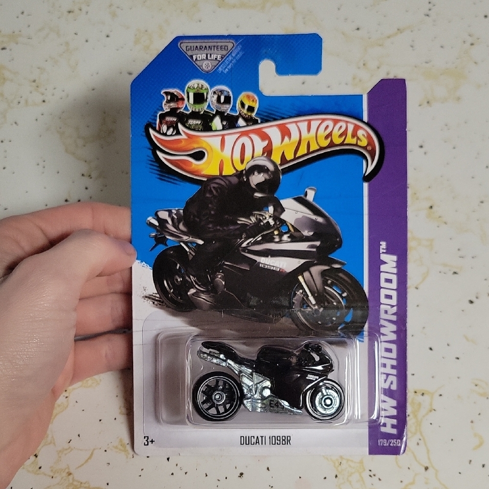 Ducati 1098R Black Motorcycle Toy